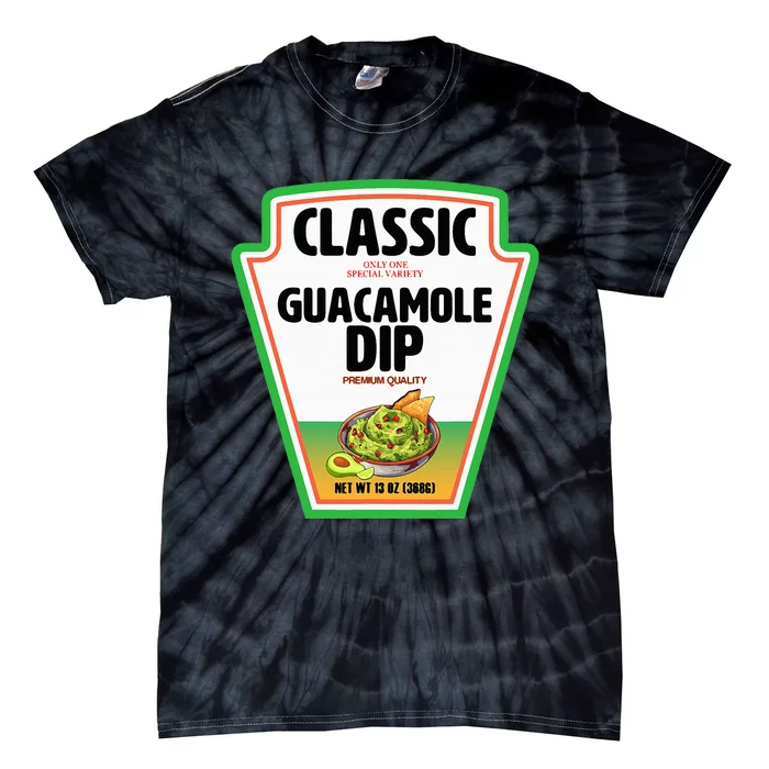 Diy Halloween Costume Guacamole Dip Group Condits Tie-Dye T-Shirt