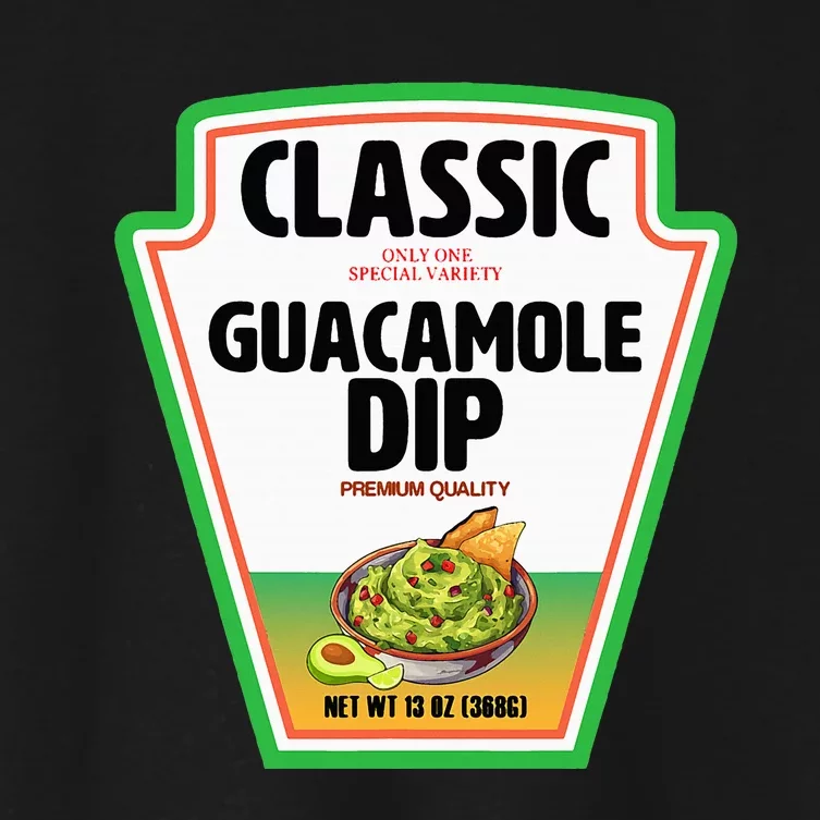 Diy Halloween Costume Guacamole Dip Group Condits Women's Crop Top Tee