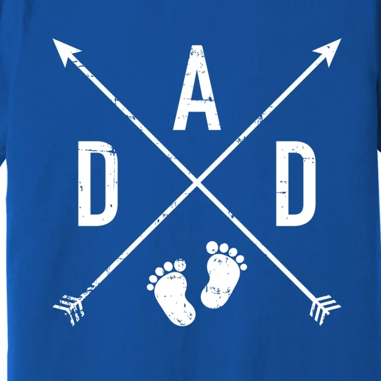 Dad Hipster Cross Feet Gift Premium T-Shirt