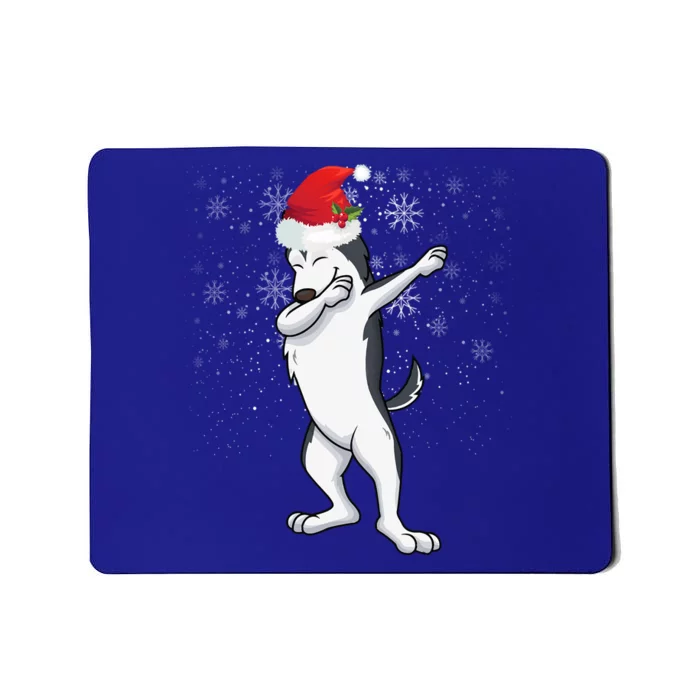 Dabbing Husky Christmas Gift Mousepad