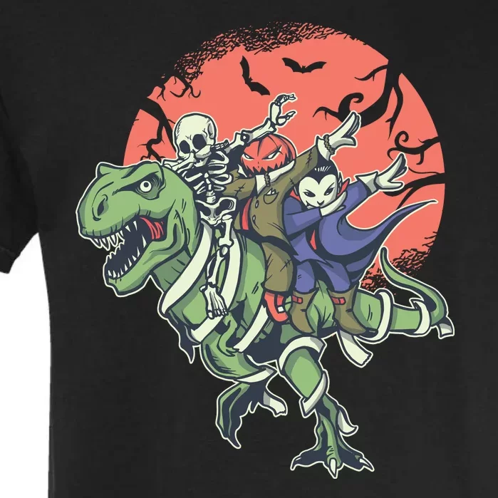 Dabbing Halloween Characters Garment-Dyed Heavyweight T-Shirt