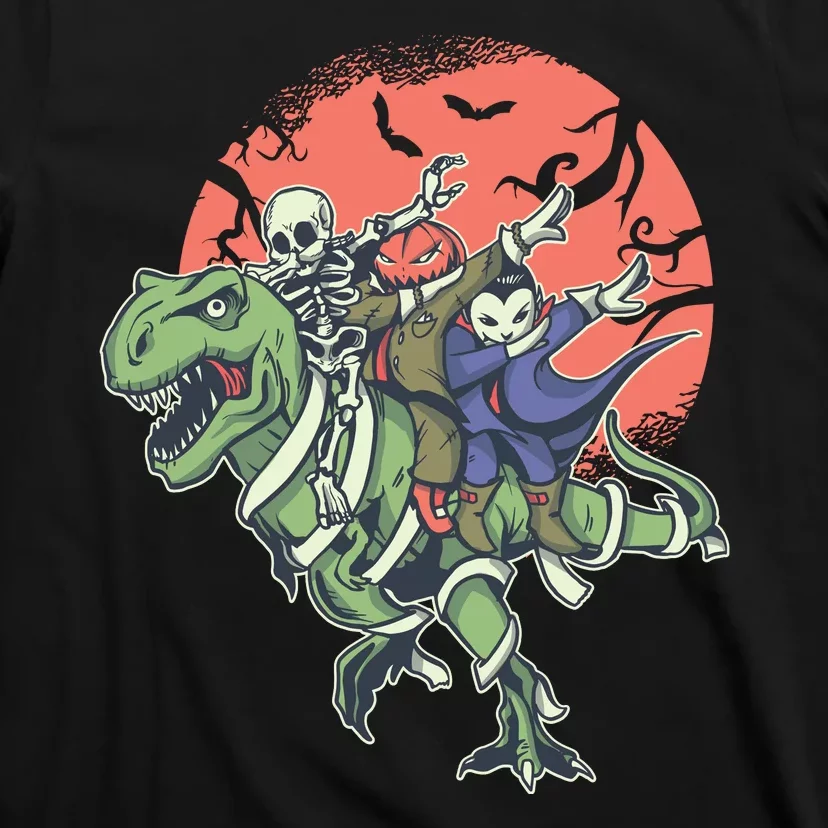 Dabbing Halloween Characters T-Shirt