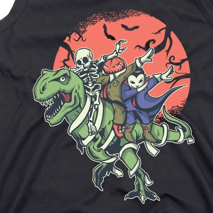 Dabbing Halloween Characters Tank Top