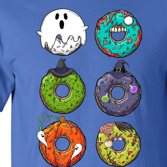 Donut Halloween Costume Skeleton Mummy Witch Spooky Vampire Meaningful Gift Tall T-Shirt