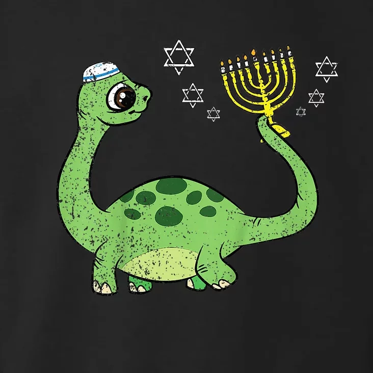 Dinosaur Hanukkah Chanukah Jewish Holiday Star Of David Toddler Hoodie