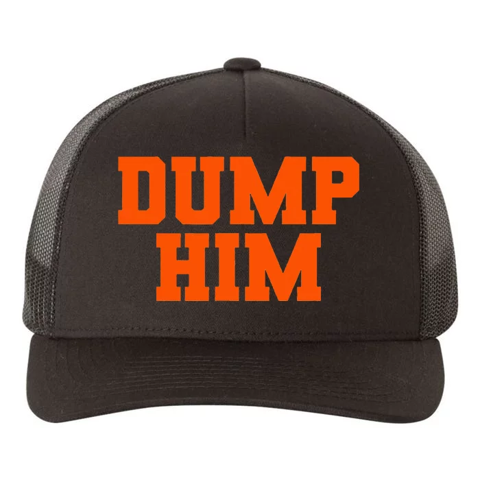 Dump Him Co. WoS Funny Antiboyfriend Blue Classic Fit Crew Neck Yupoong Adult 5-Panel Trucker Hat