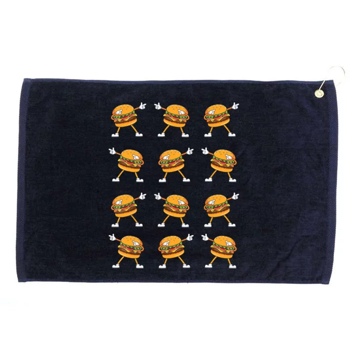 Dabbing Hamburger Cheeseburger, Dancing, Burger Lovers, Cute Grommeted Golf Towel