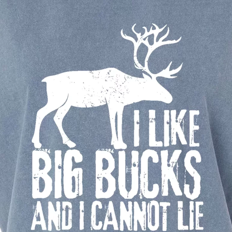 Distressed Hunting Cute Gift I Like Big Bucks And I Cannot Lie Meaningful Gift Garment-Dyed Women's Muscle Tee