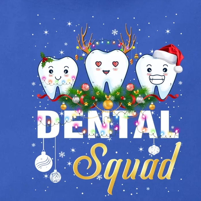 Dentist Hygienist Christmas Dental Squad Cute Gift Zip Tote Bag