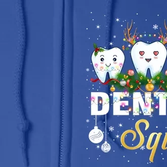 Dentist Hygienist Christmas Dental Squad Cute Gift Full Zip Hoodie