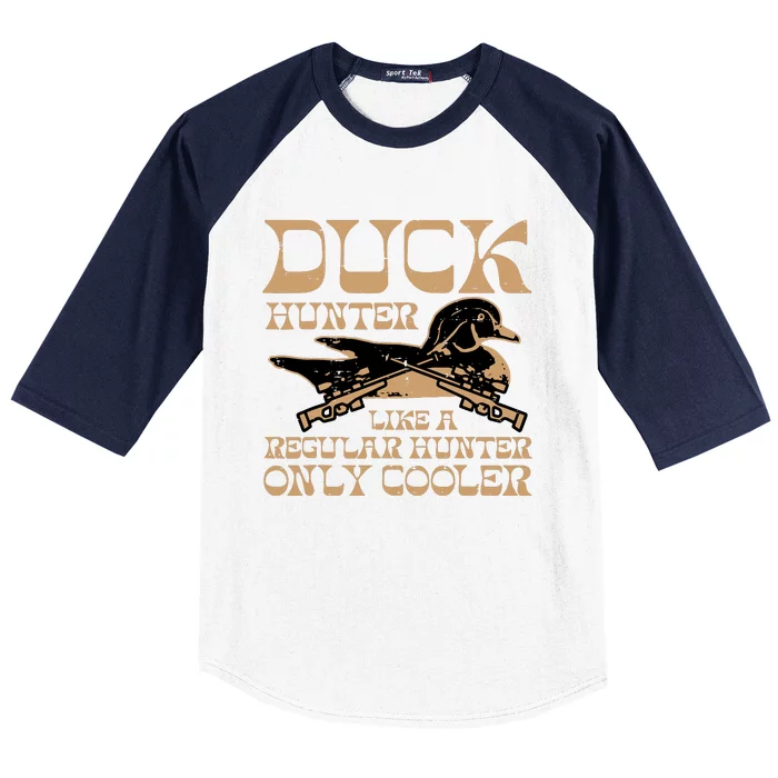 Duck Hunter Cooler Funny Waterfowl Hunting Baseball Sleeve Shirt