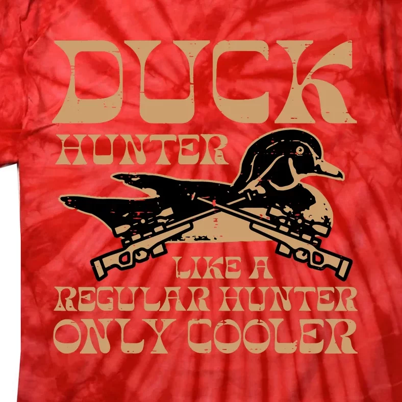 Duck Hunter Cooler Funny Waterfowl Hunting Tie-Dye T-Shirt