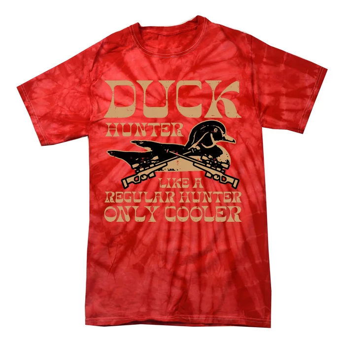 Duck Hunter Cooler Funny Waterfowl Hunting Tie-Dye T-Shirt