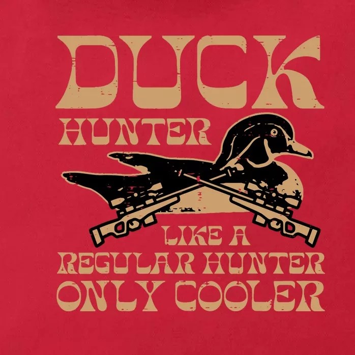 Duck Hunter Cooler Funny Waterfowl Hunting Zip Tote Bag