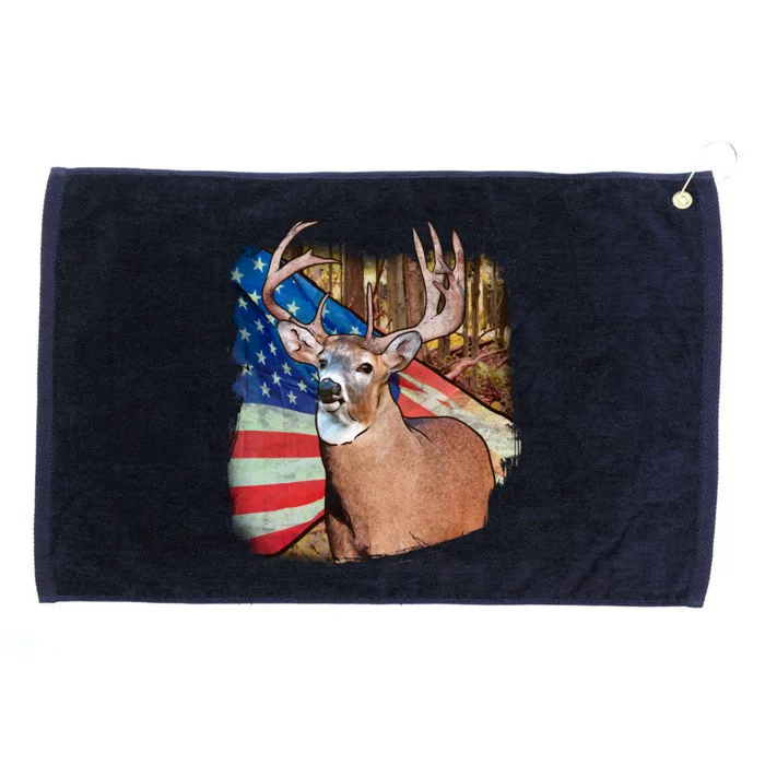 Deer Hunting Clothing For Who Love Hunting Deer Great Gift Grommeted Golf Towel