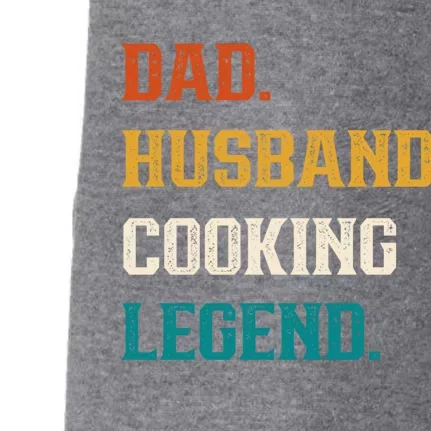 Dad Husband Cooking Legend Cooking Lover Cook Gift Doggie 3-End Fleece Hoodie