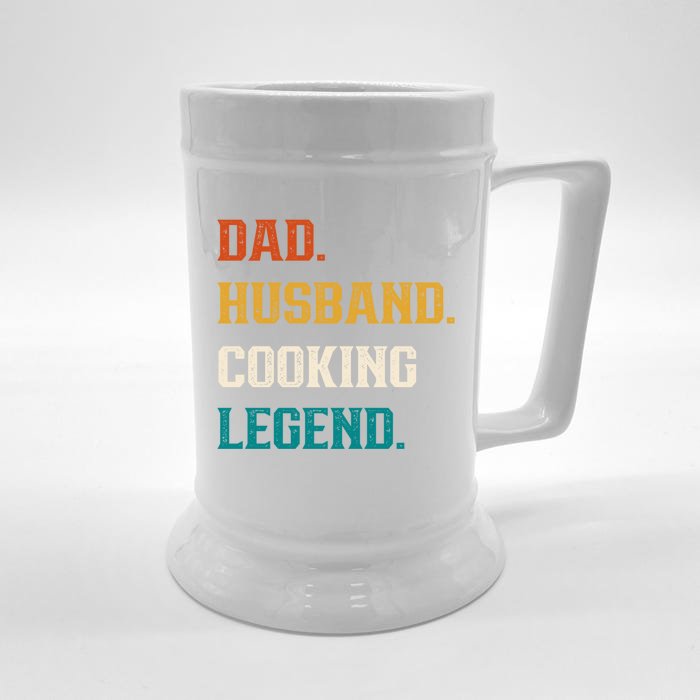 Dad Husband Cooking Legend Cooking Lover Cook Gift Front & Back Beer Stein