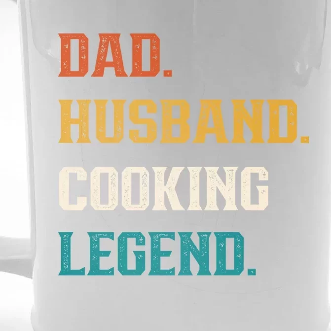 Dad Husband Cooking Legend Cooking Lover Cook Gift Front & Back Beer Stein