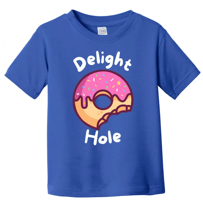 Delight Hole Donut Sprinkles Doughnut Fried Dough Sweet Gift Toddler T-Shirt