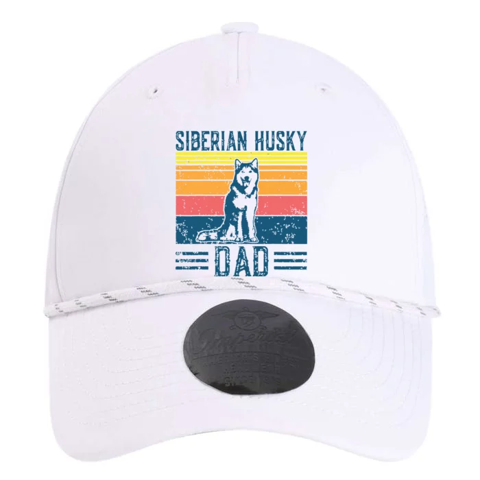 Dog Husky Dad Vintage Siberian Husky Dad Performance The Dyno Cap