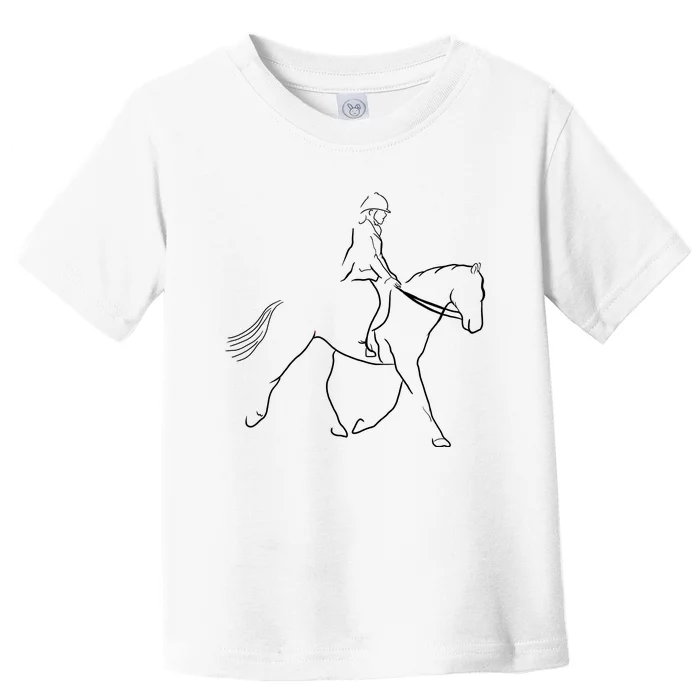 Dressage Horse Dressage Riding Horse Dressage Rider Toddler T-Shirt