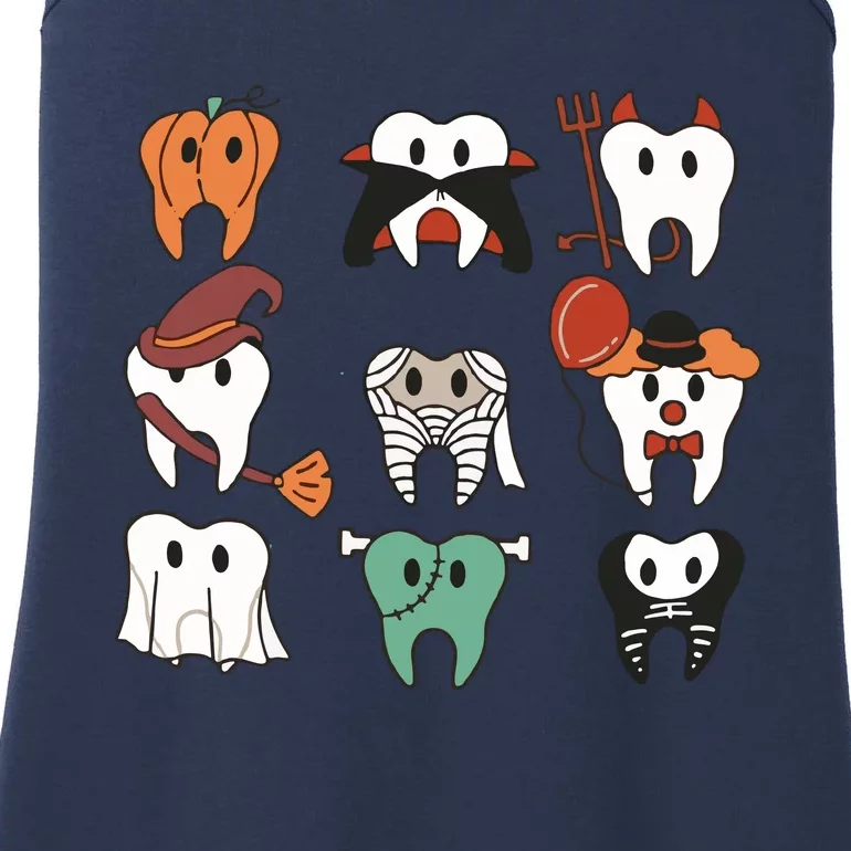 Dentist Hallowen Ladies Essential Tank