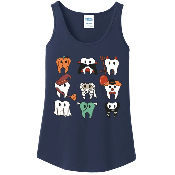 Dentist Hallowen Ladies Essential Tank