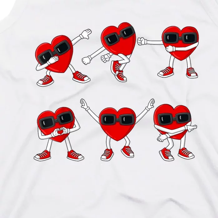 Dancing Hearts Dance Challenge Valentines Day Tank Top