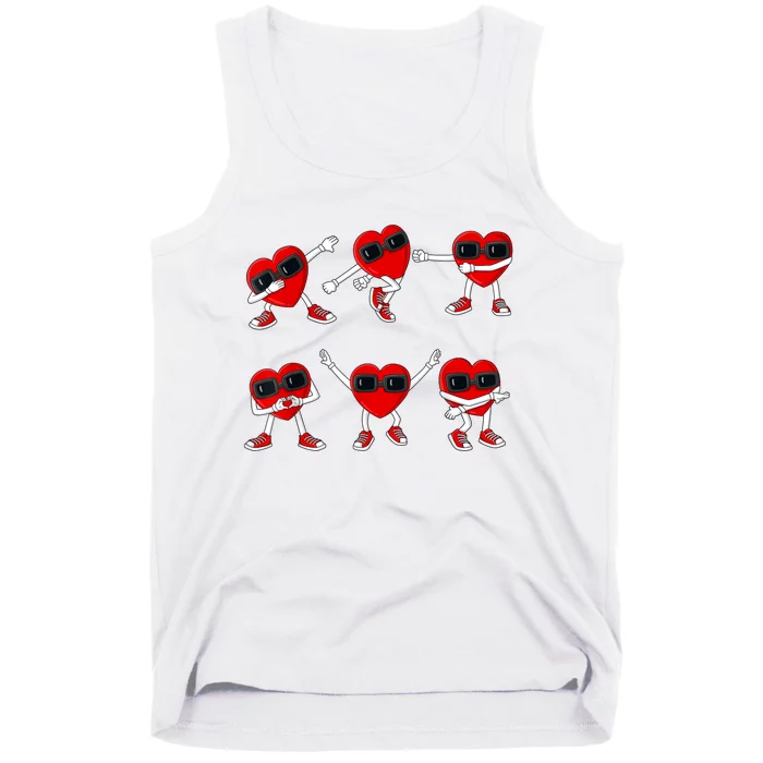 Dancing Hearts Dance Challenge Valentines Day Tank Top