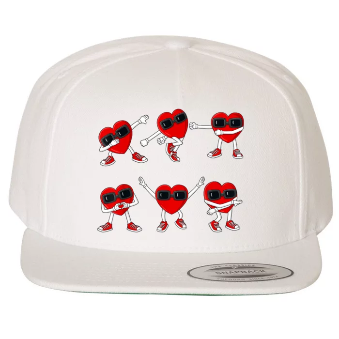 Dancing Hearts Dance Challenge Valentines Day Wool Snapback Cap