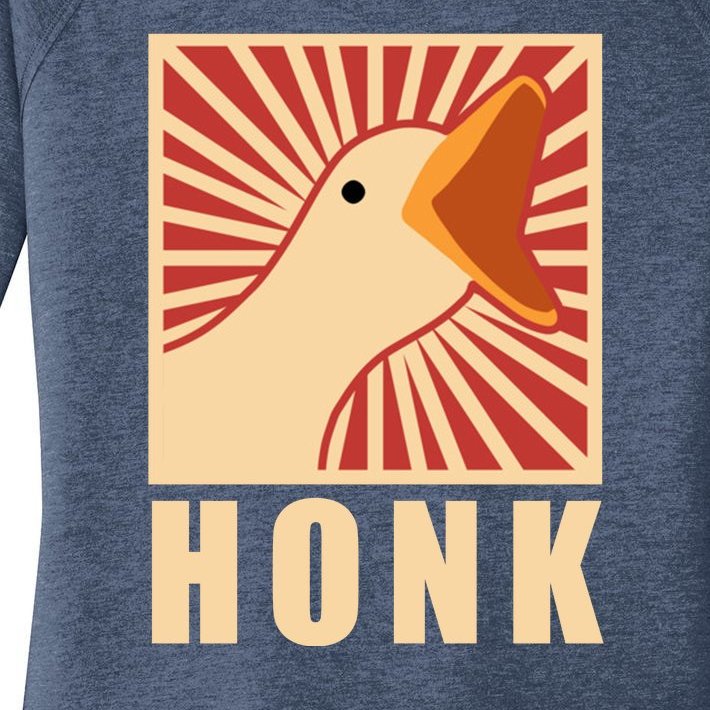 Duck Honk Women’s Perfect Tri Tunic Long Sleeve Shirt