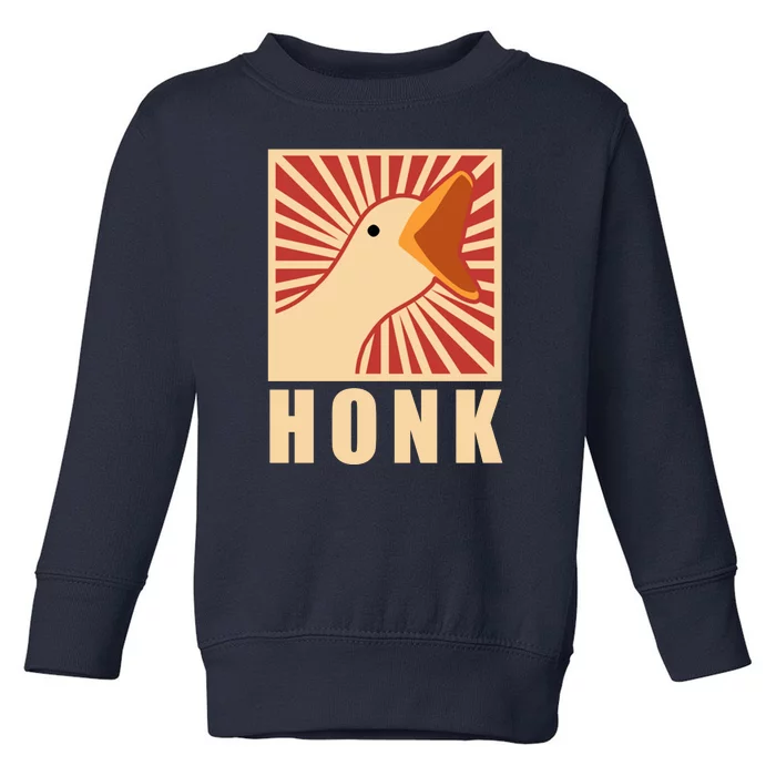 Duck Honk Toddler Sweatshirt