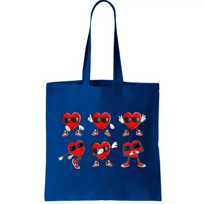 Dancing Hearts Dance Challenge Valentines Day Funny Gift Tote Bag