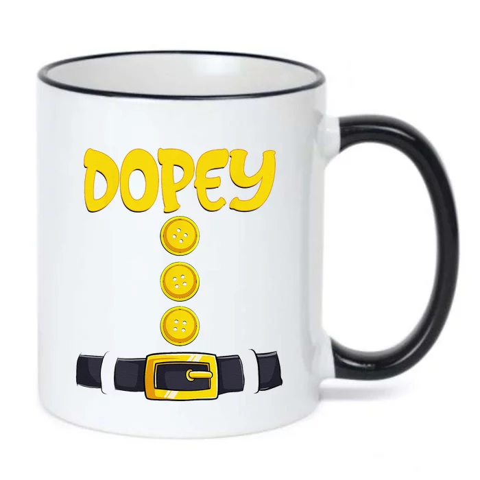 Dopey Halloween Dwarf Costume Color Matching Black Color Changing Mug