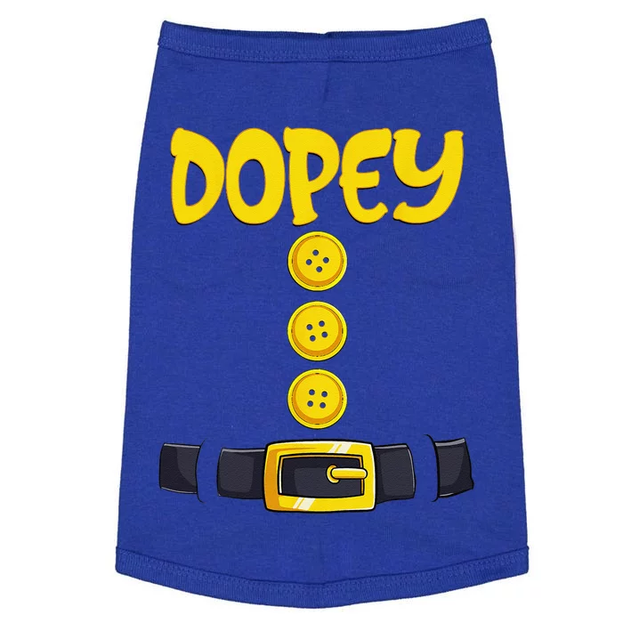 Dopey Halloween Dwarf Costume Color Matching Doggie Tank