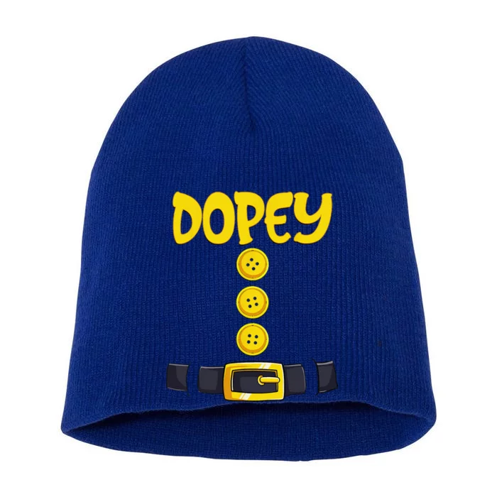 Dopey Halloween Dwarf Costume Color Matching Short Acrylic Beanie