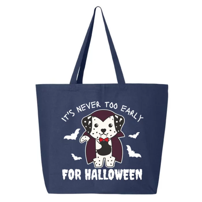 Dalmatian Halloween Dogs Cute Bat Vampire Halloween Gift 25L Jumbo Tote