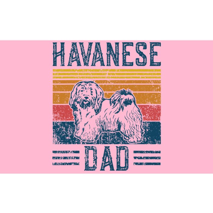 Dog Havanese Dad Vintage Havanese Dad Bumper Sticker