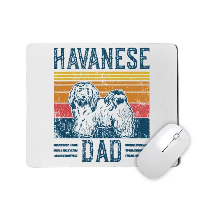 Dog Havanese Dad Vintage Havanese Dad Mousepad