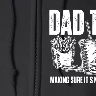 Daddy Humorous Dad Tax Full Zip Hoodie