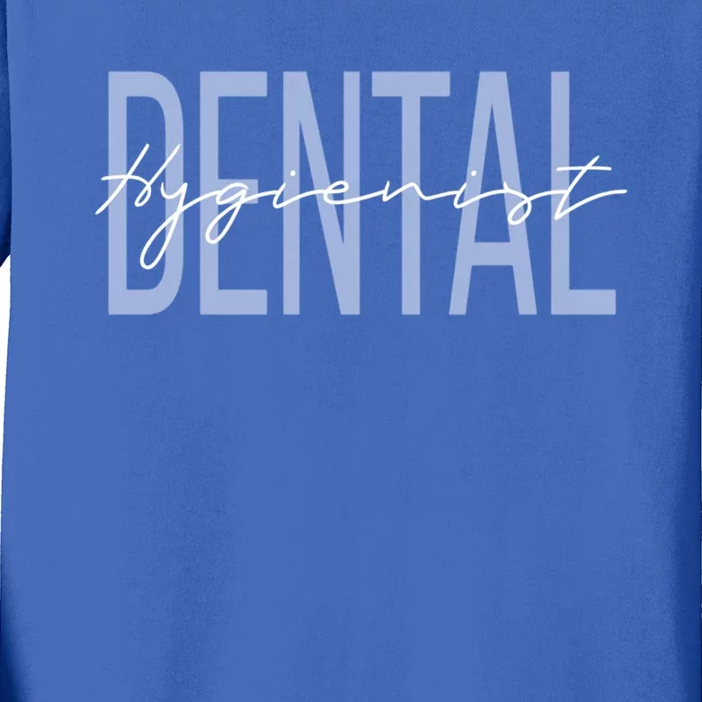 Dental Hygienist Dental Assistant Gift Kids Long Sleeve Shirt