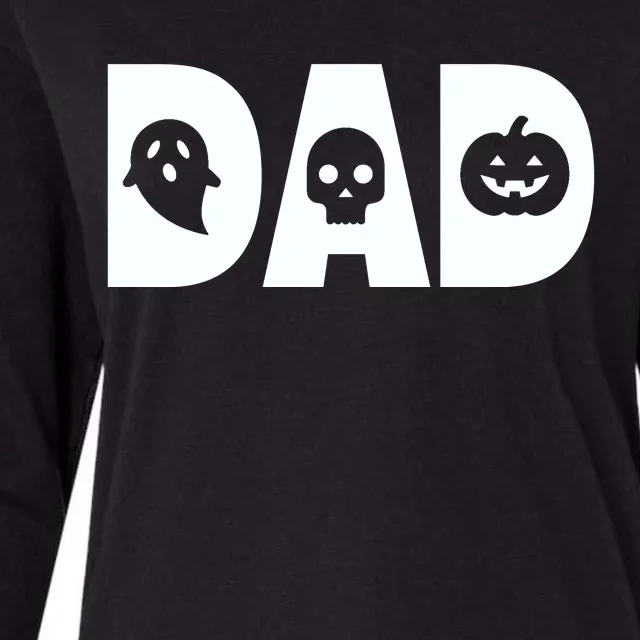 Dad Halloween Womens Cotton Relaxed Long Sleeve T-Shirt