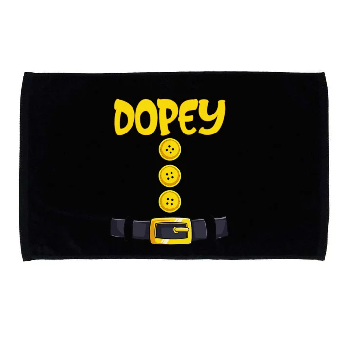 Dopey Halloween Dwarf Costume Color Matching Dopey Microfiber Hand Towel