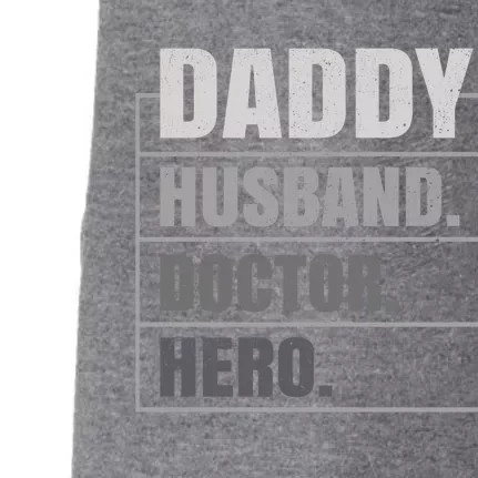 Daddy Husband Doctor Hero Fathers Day Gift Doggie 3-End Fleece Hoodie