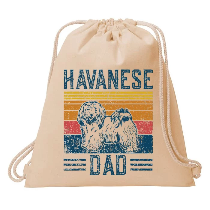 Dog Havanese Dad Drawstring Bag