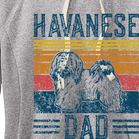 Dog Havanese Dad Women's Fleece Hoodie