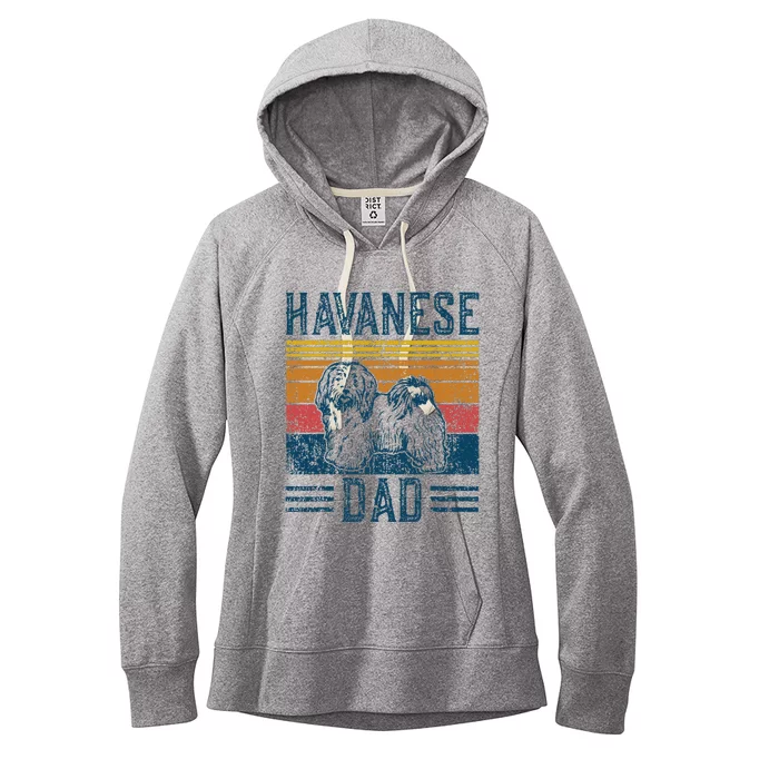 Dog Havanese Dad Women's Fleece Hoodie