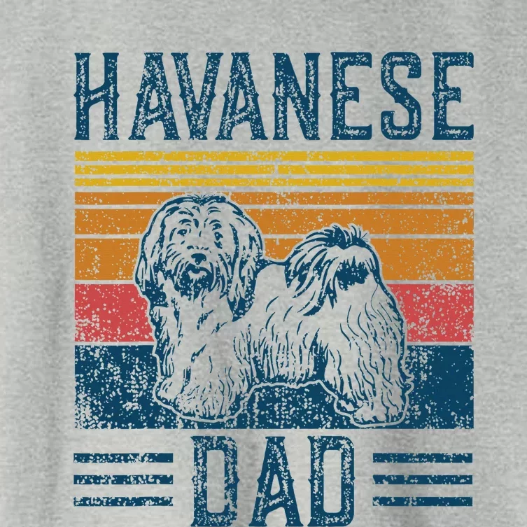 Dog Havanese Dad Women's Crop Top Tee