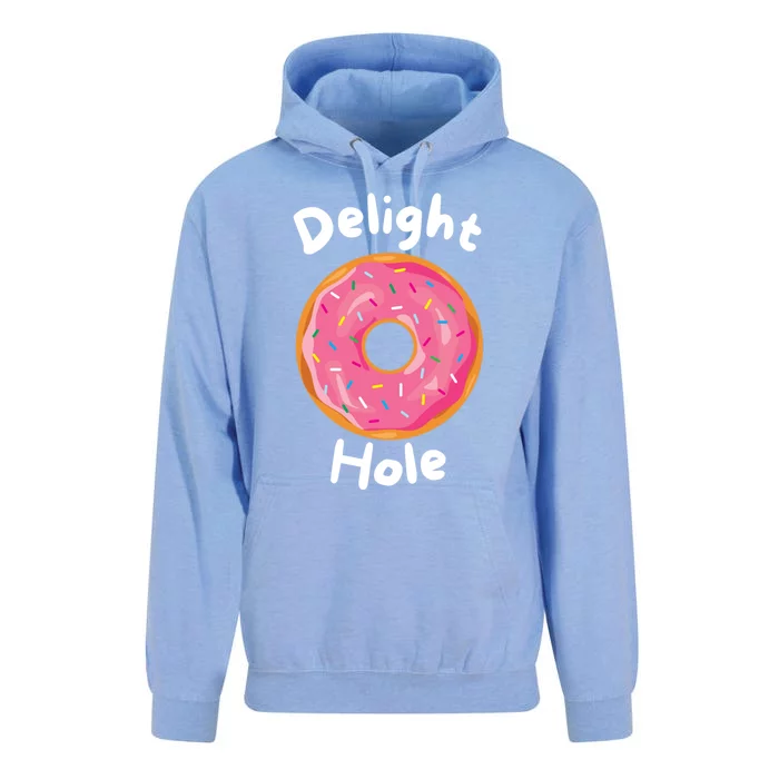 Delight Hole Donut Sprinkles Doughnut Fried Dough Sweet Cool Gift Unisex Surf Hoodie