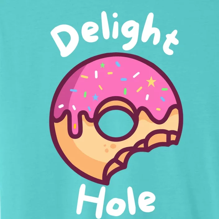 Delight Hole Donut Sprinkles Doughnut Fried Dough Sweet Funny Gift ChromaSoft Performance T-Shirt